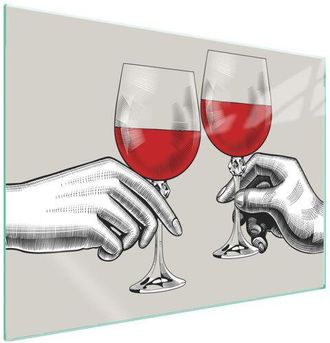 OEM Placa Protectora De Vidrio Para Estufa 70x52 Vino