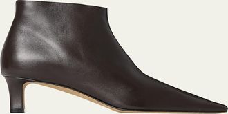 The Row Carla Nappa Leather Booties