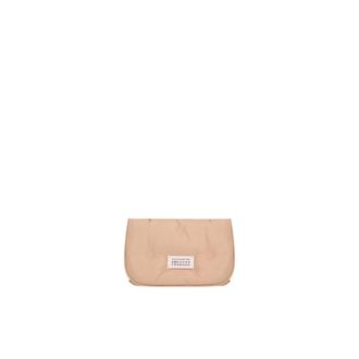 Maison Margiela Glam Slam Flap Small - Dames - Schoudertassen - Roze - ONE Size - Leer - Tassen