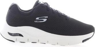 Skechers Mhor Sneaker - Dames - Sneakers - Zwart - 36 EU - Schoenen