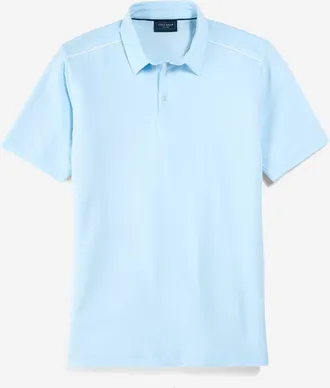 Cole Haan Mens SkyWeave Polo Shirt - Blue Size Medium