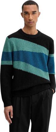 Paul Smith Trui met ronde hals - Heren - Truien - Zwart - Maat: XL Wol