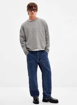Carhartt Work in Progress Mens Dungaree double-knee work jean Loose fit