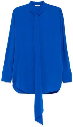 Ferragamo Camicia con dettaglio lacci - Blu