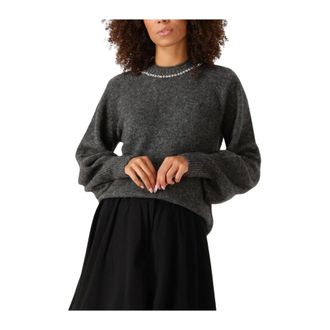 Copenhagen Muse Dames, Truien, Grijs, Maat: XL Wol