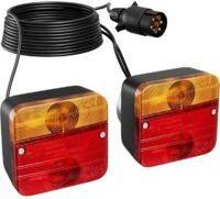 OEM Luces Para Remolque Con Cable De 7 Metros, Luces Traseras De 12 V Y 7 Pines, Con Certificaci&oacute;n E-mark, Aptas Para Coches, Camiones, Autocaravanas, Bar