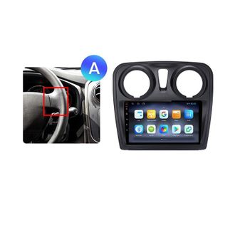 OEM Autorradio Con Funciones Mejoradas, Compatible Con Renault Logan 2 2012-2019 / Sandero 2 2014-2019, Wifi 1gb-32gb A1