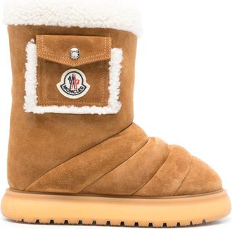 Moncler Gaia Pocket Ankle Boots - Womens - Suede