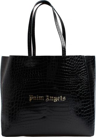 Palm Angels Dames Crocodillenleggen Leren Handtas PWNA062R24LEA0011076