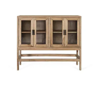 Giner&Colomer Vitrina de madera mindi 120 cm