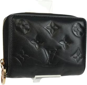 Louis Vuitton Pre-owned Wallets, female, Black, Size: ONE SIZE Pre-owned Canvas Wallet