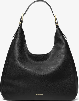 Michael Kors Nolita Large Pebbled Leather Hobo Shoulder Bag