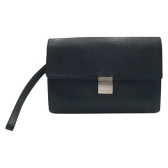 Louis Vuitton Pre-owned Clutches, unisex, Black, Size: ONE SIZE Pre-owned Leather clutches