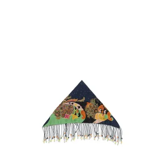 Etro Multicolor Silk Womens Scarf