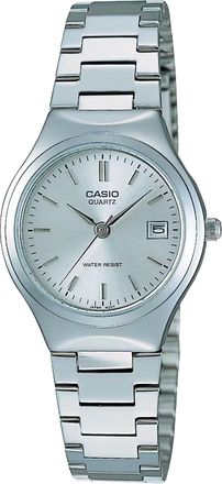 Casio Womens Silver Dial Analog Watch with Stainless Steel Bracelet - LTP-1170A-7A