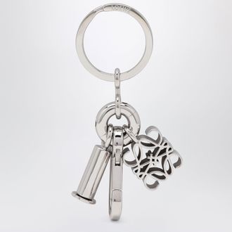 Loewe Portachiavi Anagram color palladio in ottone