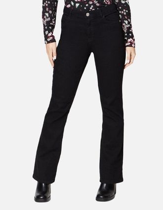 Dorothy Perkins Womens Dorothy Perkins Womens/Ladies Comfort Stretch Petite Bootcut Jeans - Black - Size: 14/32in