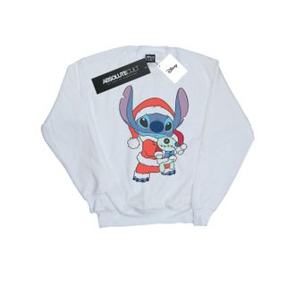 Disney Dames/Dames Lilo And Stitch Kerst Sweatshirt (Wit)