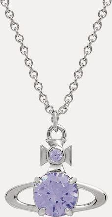 Vivienne Westwood Reina Large Pendant Necklace Platinum-light-lavender-cz Platinum-light-lavender-cz Women