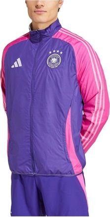 adidas Germany Anthem Football Jacket Asia Sizing Purple Pink IX0405