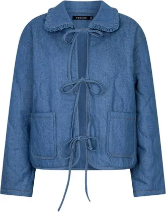 Ydence Ydence, Dames, Jassen, Blauw, Maat: L Denim