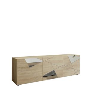 Aquadesign Mueble tv en melamina roble