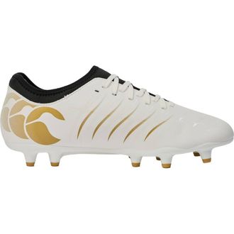 Canterbury Of New Zealand Phoenix 2.0 Team Firm Ground Rugby Boots in White | Size: 9.5