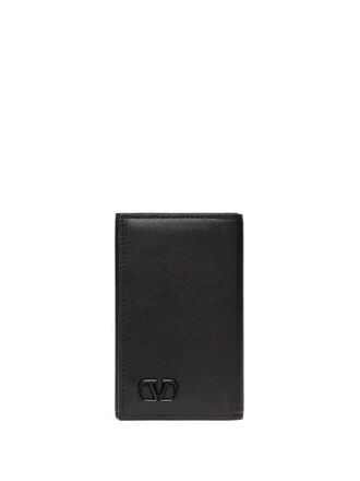 Valentino Garavani Vlogo keyring pouch - Black