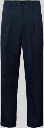 G-Star Relaxed Tapered Fit Chino mit Bundfalten in Marine, Gr&ouml;&szlig;e 34/30