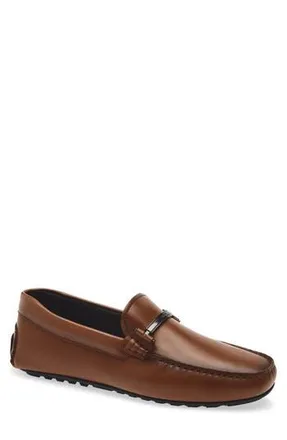 BOSS Noel Horsebit Loafer in Medium Brown at Nordstrom Rack, Size 13Us / 12Uk