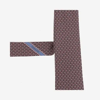 Ferragamo Silk Dotted Necktie - Purple