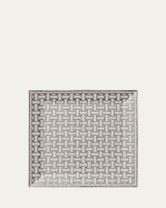 Herm&egrave;s Mosaique Platinum Square Plate 4