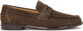 Kazar Klassieke loafers van bruin su&egrave;de - Heren - Loafers - Bruin - 44 EU - Su&egrave;de - Schoenen