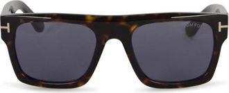 Tom Ford Cyrus 02 Acetaat Zonnebril - Heren - Zonnebrillen - Bruin - ONE Size - Accessoires