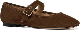 Geox Azlea - Dames - Ballerinas - Bruin - 36 EU - Leer - Schoenen