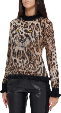 Moschino Dames, Truien, Veelkleurig, Maat: XS Mohair