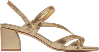 Bernardo Womens Gyoda Mid Heel Sandal In Gold