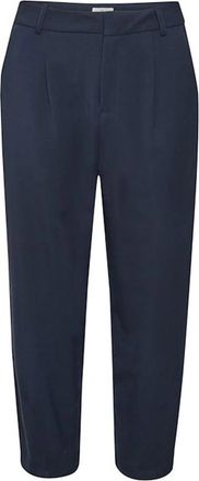 Kaffe Midnight Marine Cropped Broek Suiting - Dames - Vrijetijds broeken - Blauw - S - Broeken