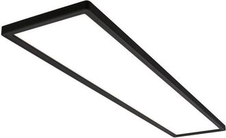 Briloner Tava led lampada da soffitto 98 cm, piatta, retroilluminata, nera - Briloner