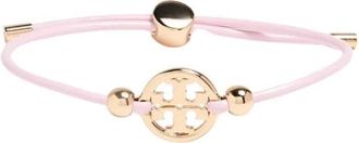 Tory Burch Miller Slider Armband - Dames - Armbanden - Roze - ONE Size - Leer - Accessoires