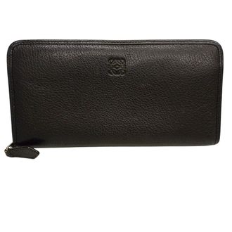 Loewe Black Leather Long Wallet (Bi-Fold) (Pre-Owned)