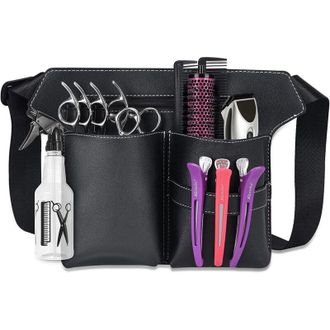 OEM Ri&ntilde;onera De Piel Sint&eacute;tica Para Peluqueros, Ideal Para Guardar Tijeras Y Accesorios De Peluquer&iacute;a, Tanto Para El Sal&oacute;n Como Para Viajes - Crezuo