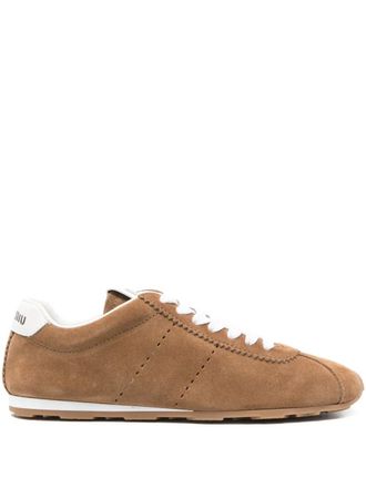 Miu Miu Sneakers Plume - Marrone