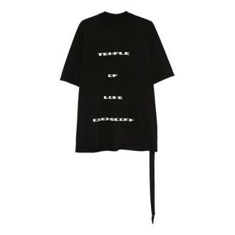 Rick Owens Dames, Tops, Zwart, Maat: S Katoen