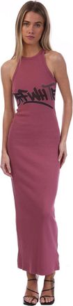 Off-white Womens Off White Long Dress in Red - Size 6 UK