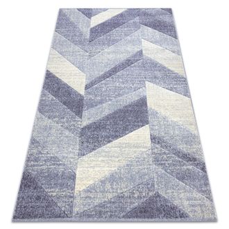 RugsX Rugsx - Alfombra Feel 5673/17944 Espina De Pescado Beige/violet Purple 180x270 Cm
