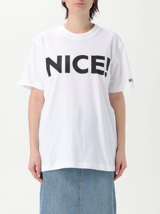 Moschino T-shirt in cotone con maxi scritta