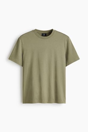 H&M T-Shirt in Regular Fit - Green
