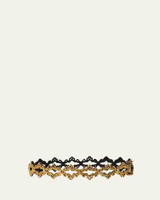 Armenta Old World Open Scroll Huggie Bracelet