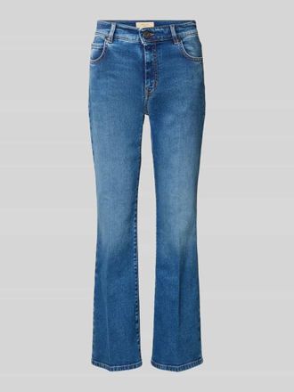 Max Mara Bootcut-Jeans aus Baumwoll-Mix Modell RAPALLO in Jeansblau, Gr&ouml;&szlig;e 34